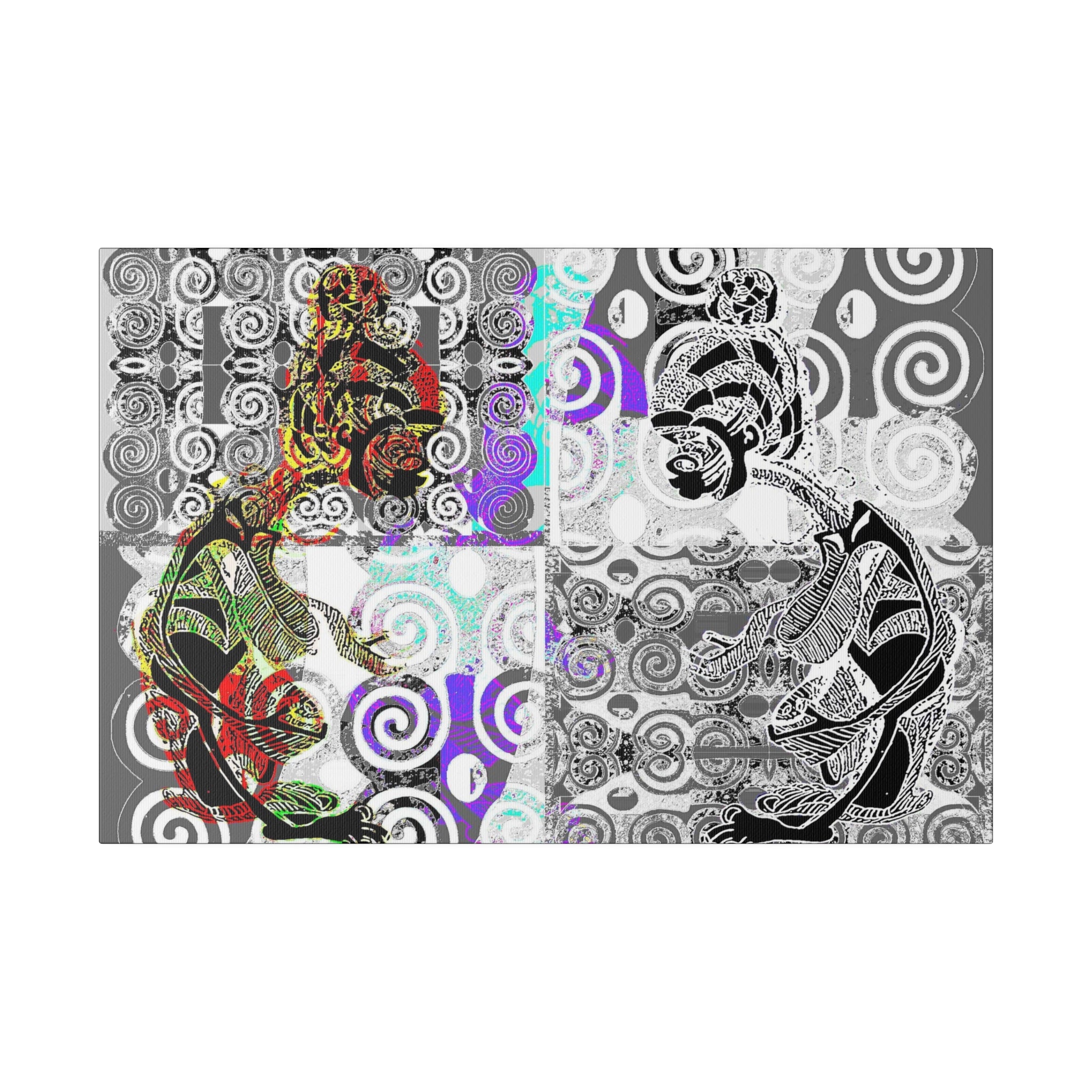Parapo African Art on Canvas