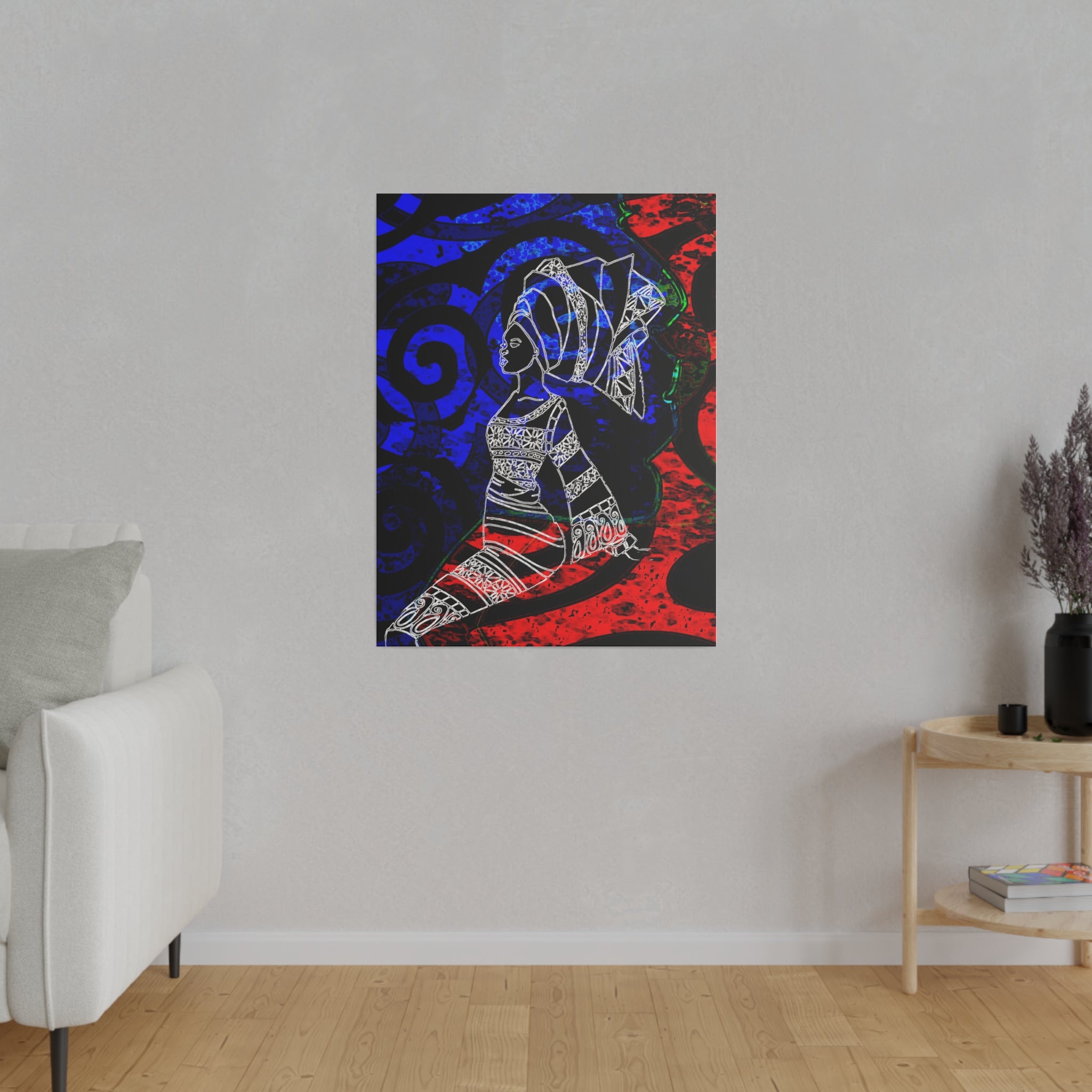Bisi African Diva Canvas Wall Art