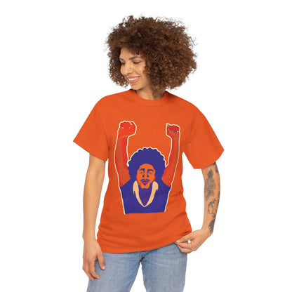 Afro Man Fist Up - Unisex Heavy Cotton Tee