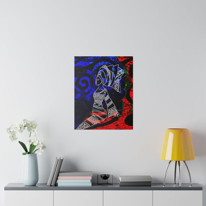 Bisi African Diva Canvas Wall Art