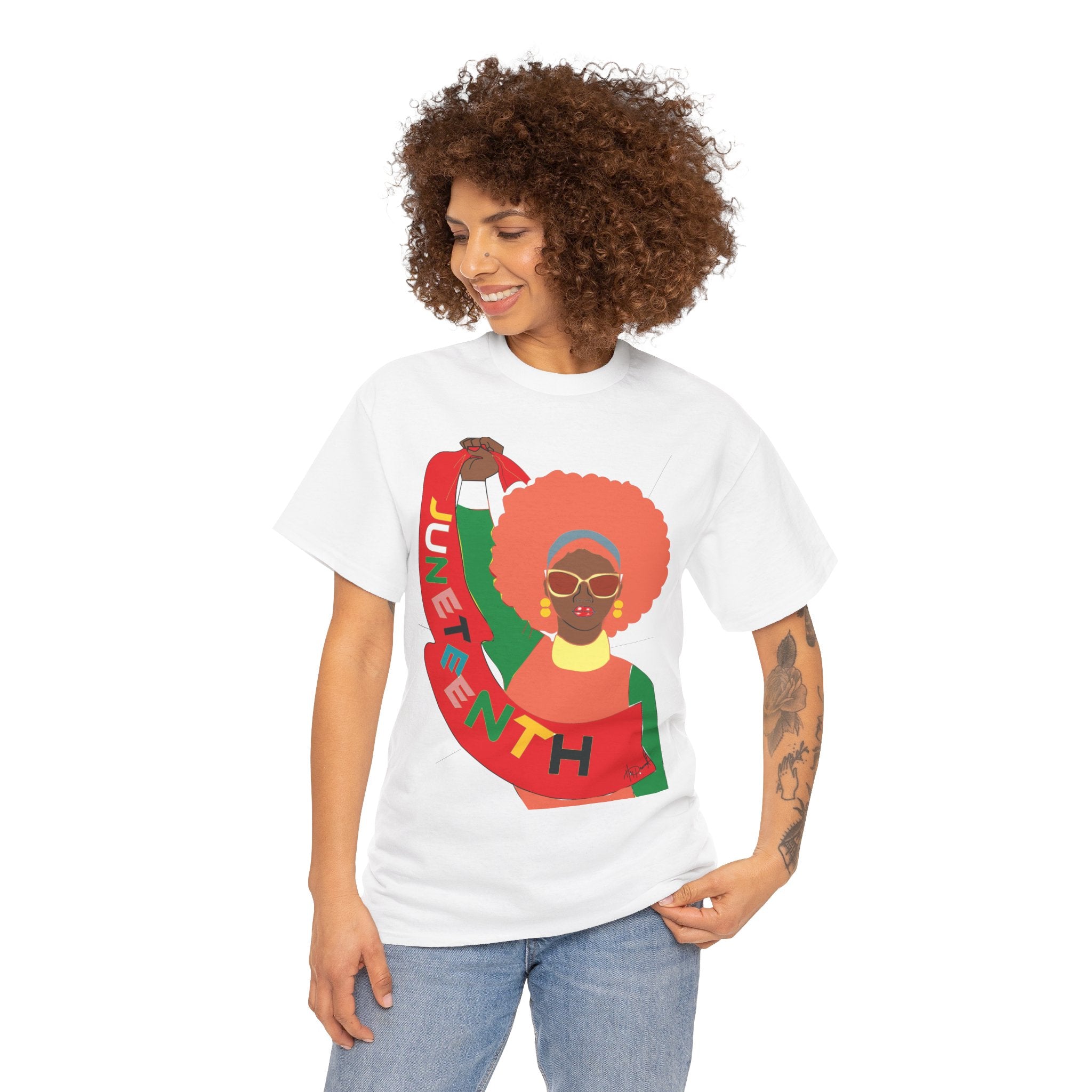 Juneteenth Unisex Heavy Cotton Tee