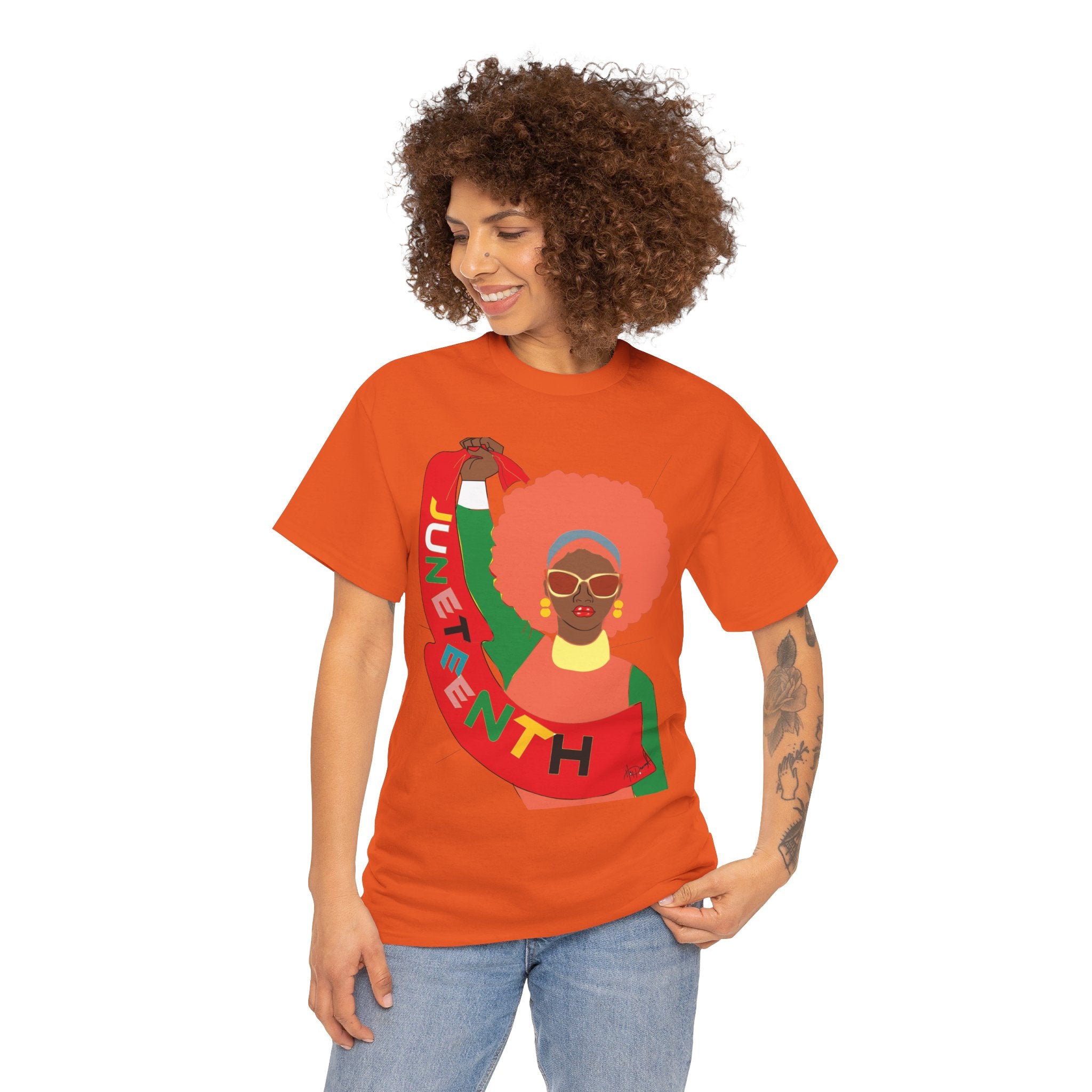 Juneteenth Unisex Heavy Cotton Tee