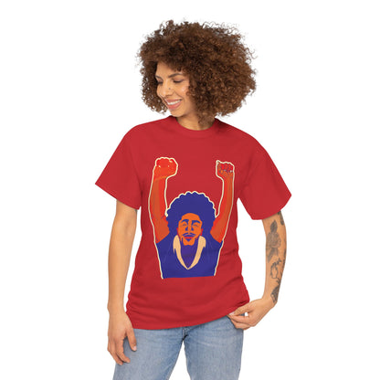 Afro Man Fist Up - Unisex Heavy Cotton Tee