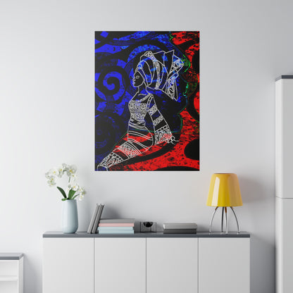 Bisi African Diva Canvas Wall Art