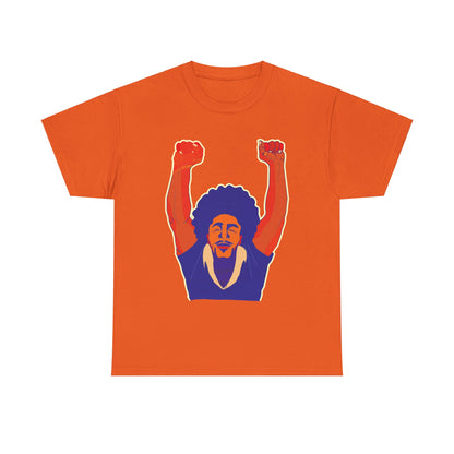 Afro Man Fist Up - Unisex Heavy Cotton Tee