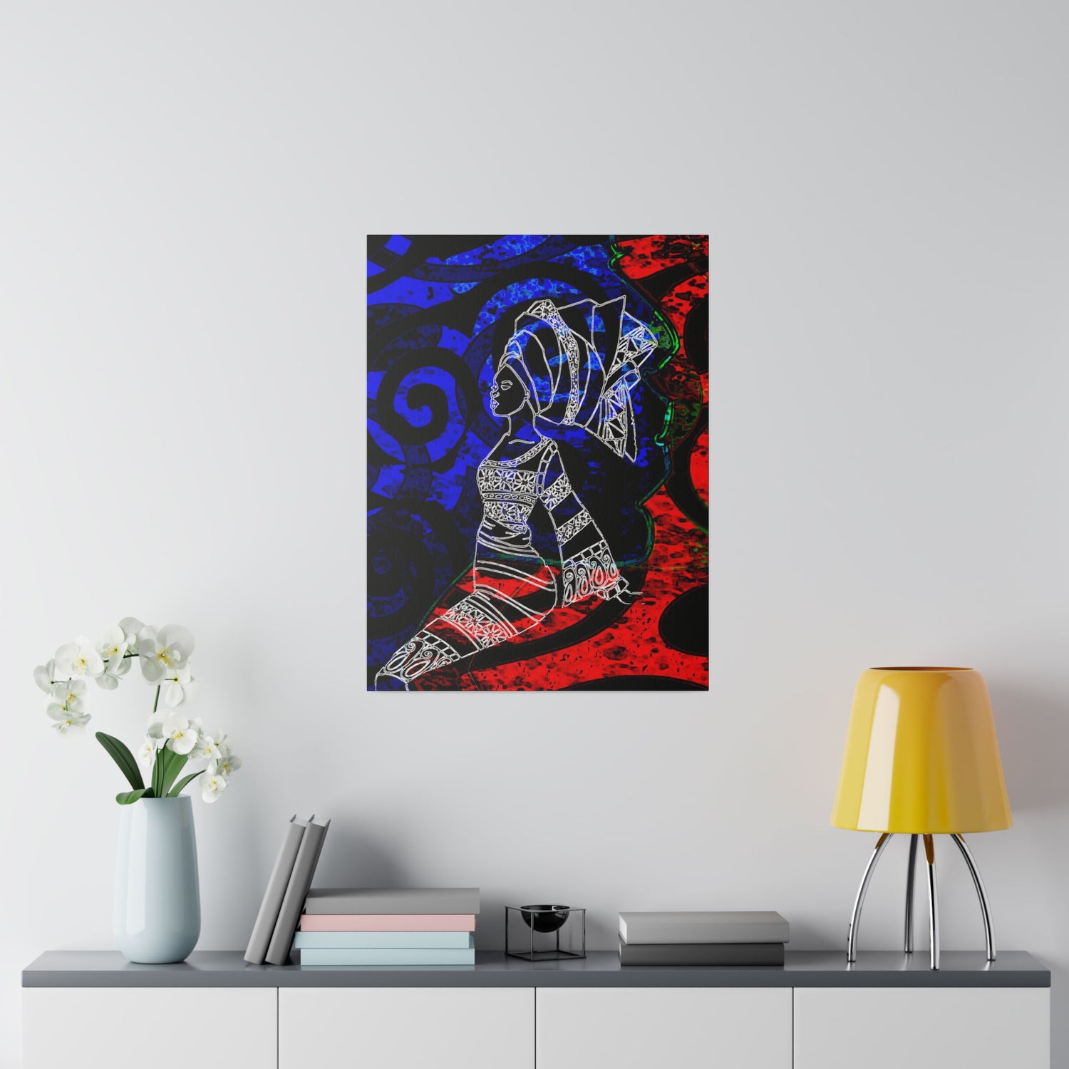 Bisi African Diva Canvas Wall Art