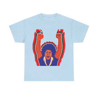 Afro Man Tripple Ace Fist Up - Unisex Heavy Cotton Tee