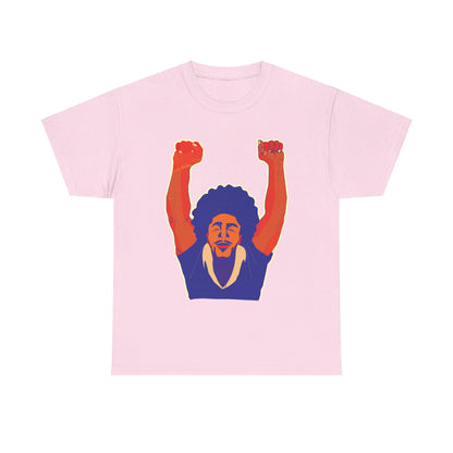 Afro Man Fist Up - Unisex Heavy Cotton Tee