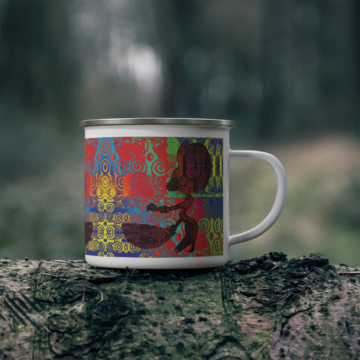 Queens Business Enamel Camping Mug