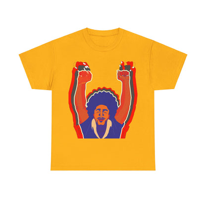 Afro Man Tripple Ace Fist Up - Unisex Heavy Cotton Tee