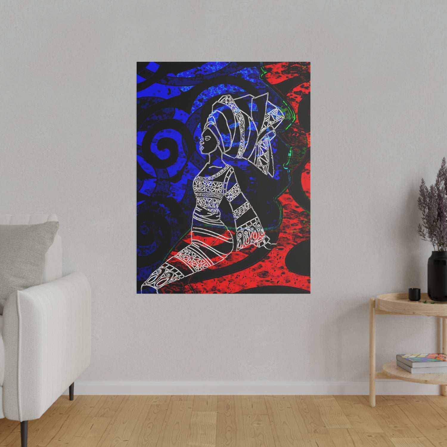 Bisi African Diva Canvas Wall Art