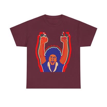 Afro Man Tripple Ace Fist Up - Unisex Heavy Cotton Tee