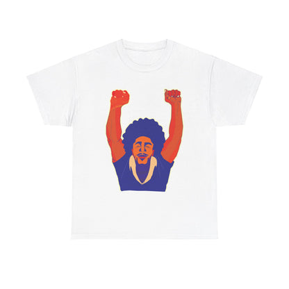 Afro Man Fist Up - Unisex Heavy Cotton Tee