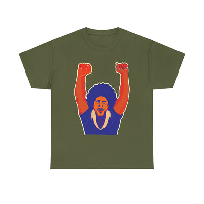 Afro Man Fist Up - Unisex Heavy Cotton Tee