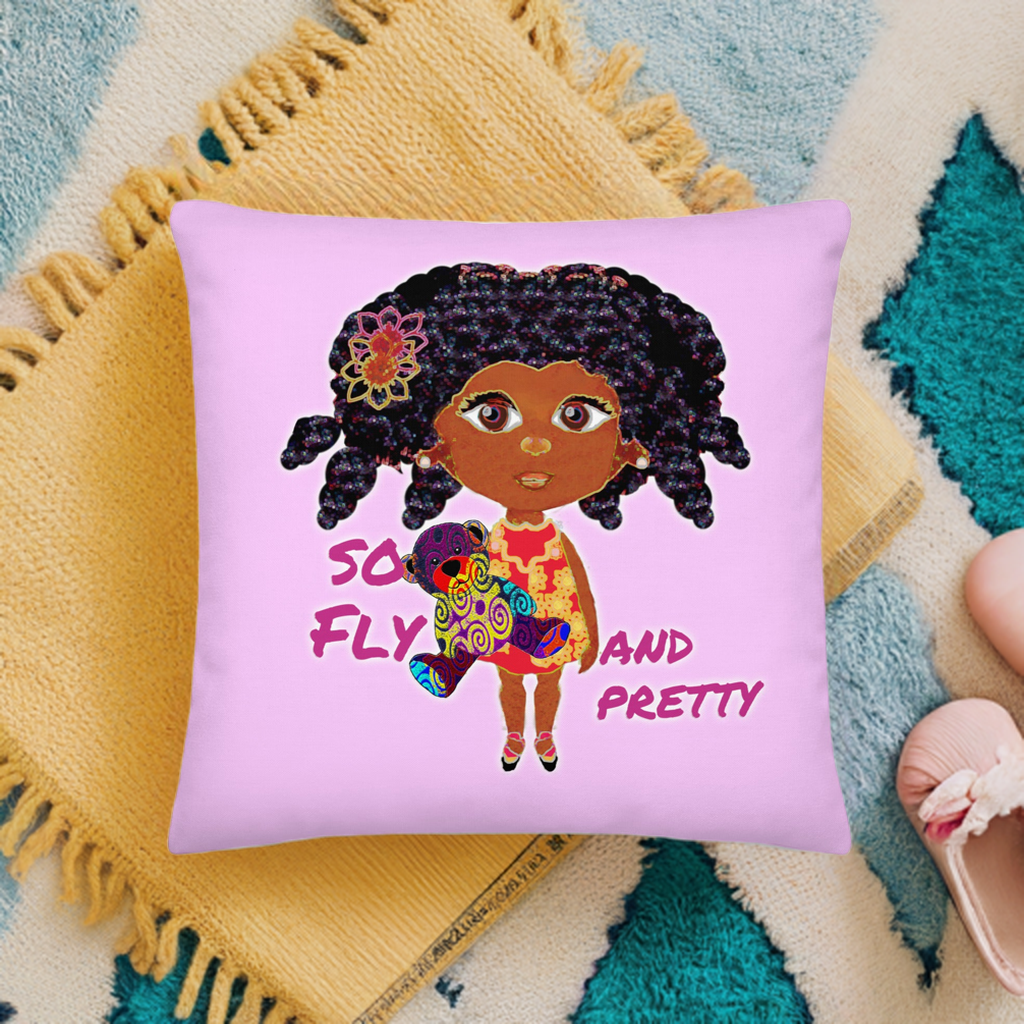 So Fly and Pretty Premium Pillow