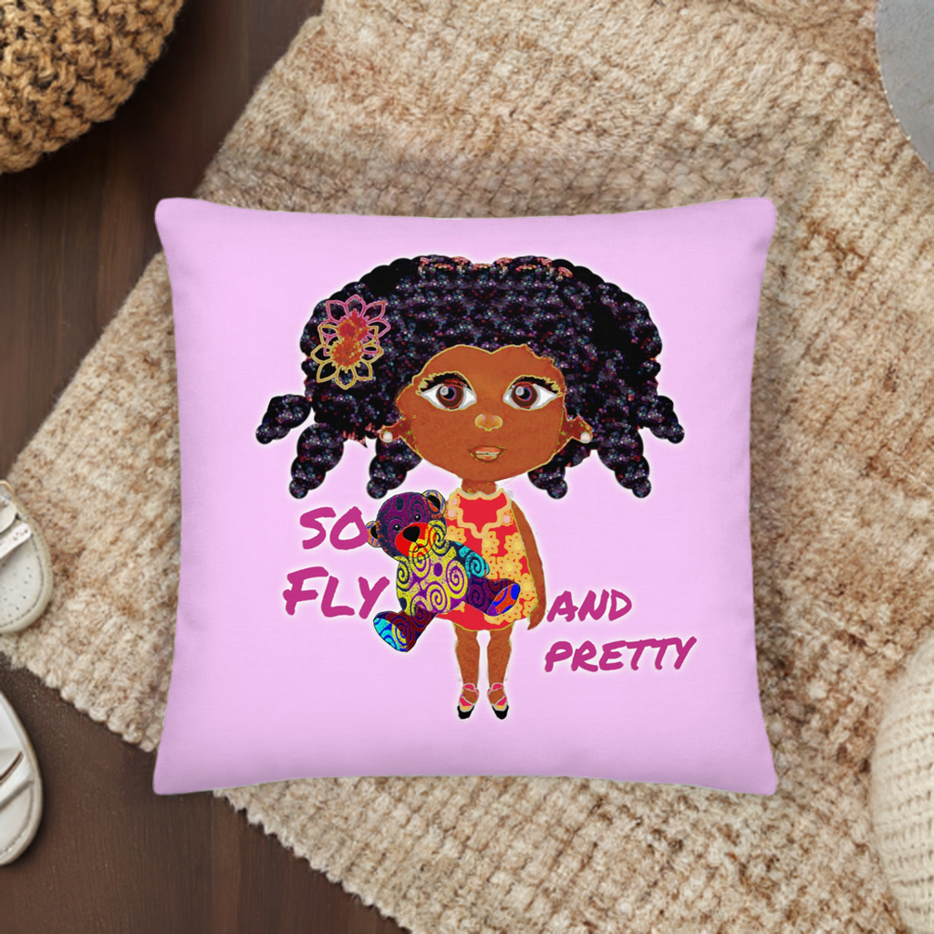 So Fly and Pretty Premium Pillow