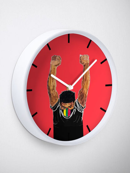 Fist Up - BubaLapa Wall Clock – Power, Pride, and Art in Motion