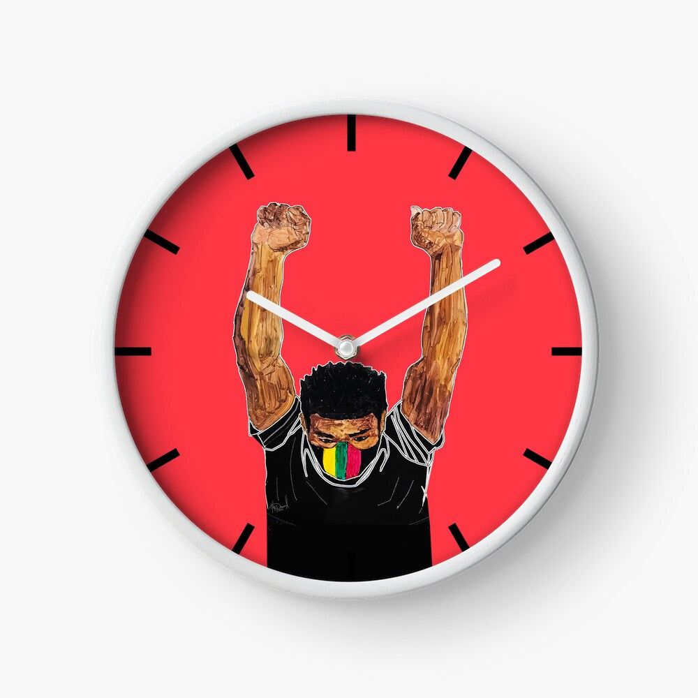 Fist Up - BubaLapa Wall Clock – Power, Pride, and Art in Motion