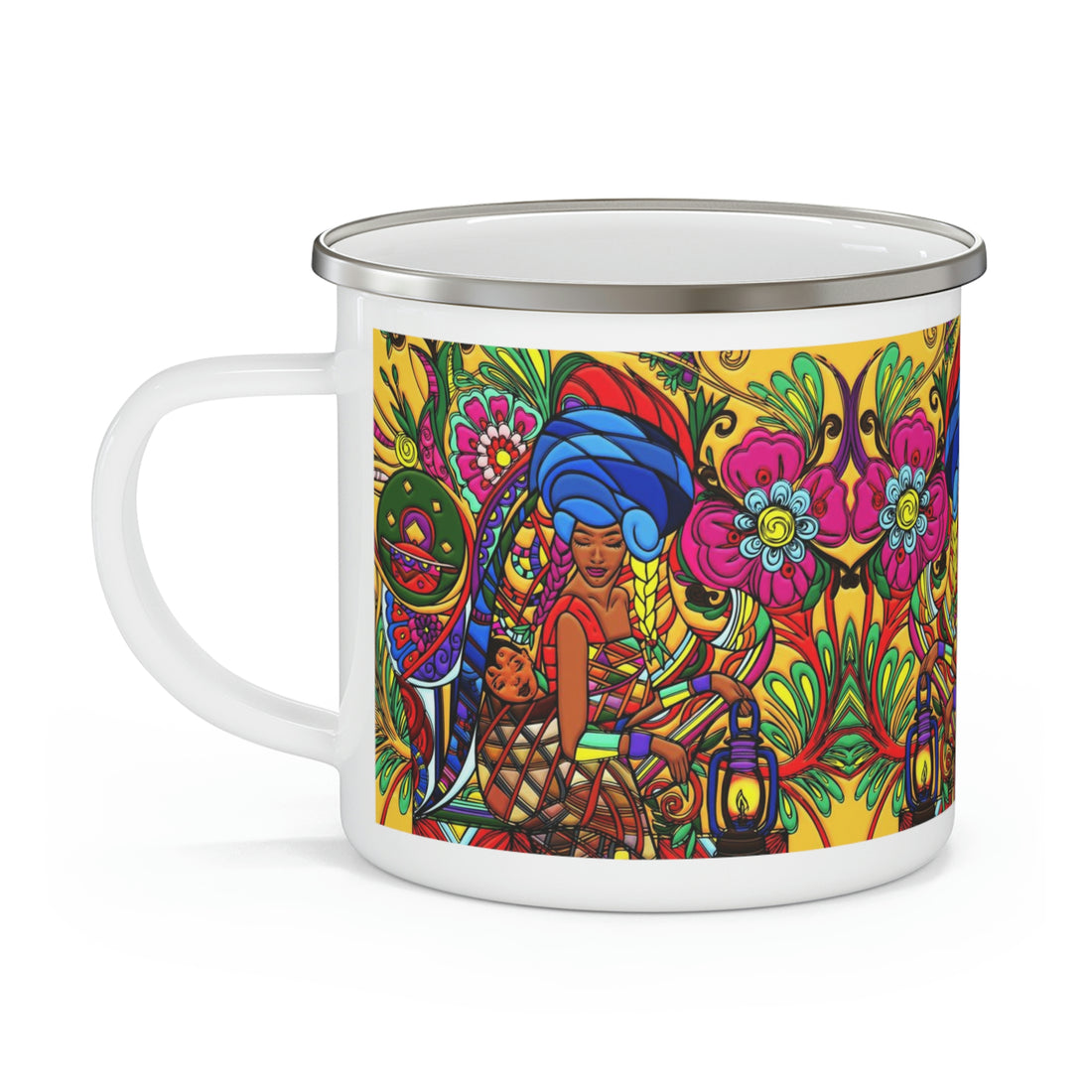 Mama Africa lullaby Enamel Camping Mug