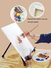 Erotic Couple DIY Painting Kit - 6 pc Canvas pack -  8 x 10 inches Predrawn Canvas - 24 paint pots, 6 brushes, palette with instruction
