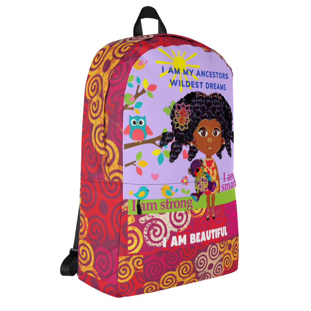 I Am My Ancestors Wildest Dream - Bubalapa Bini Girl Backpack