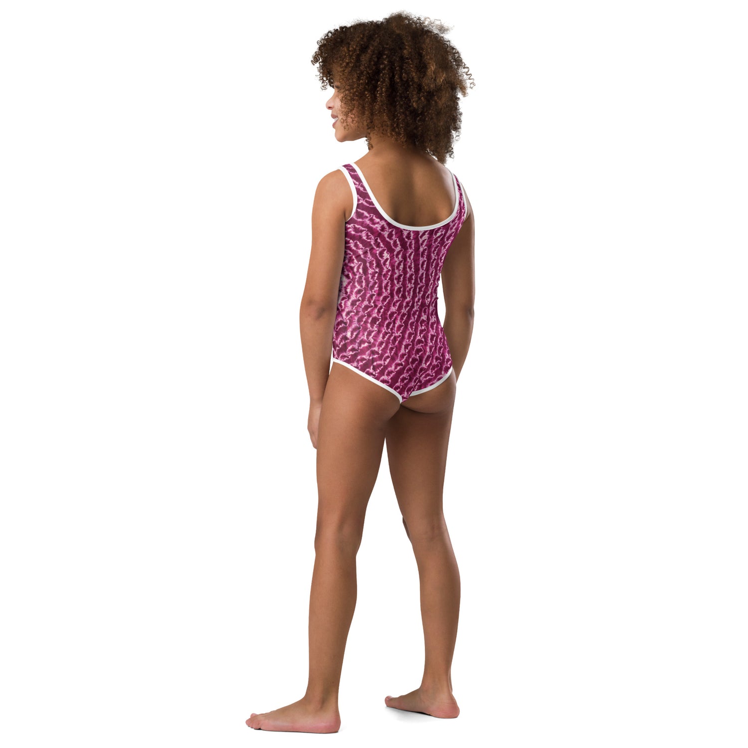 Bubalapa Batik All-Over Print Kids Swimsuit