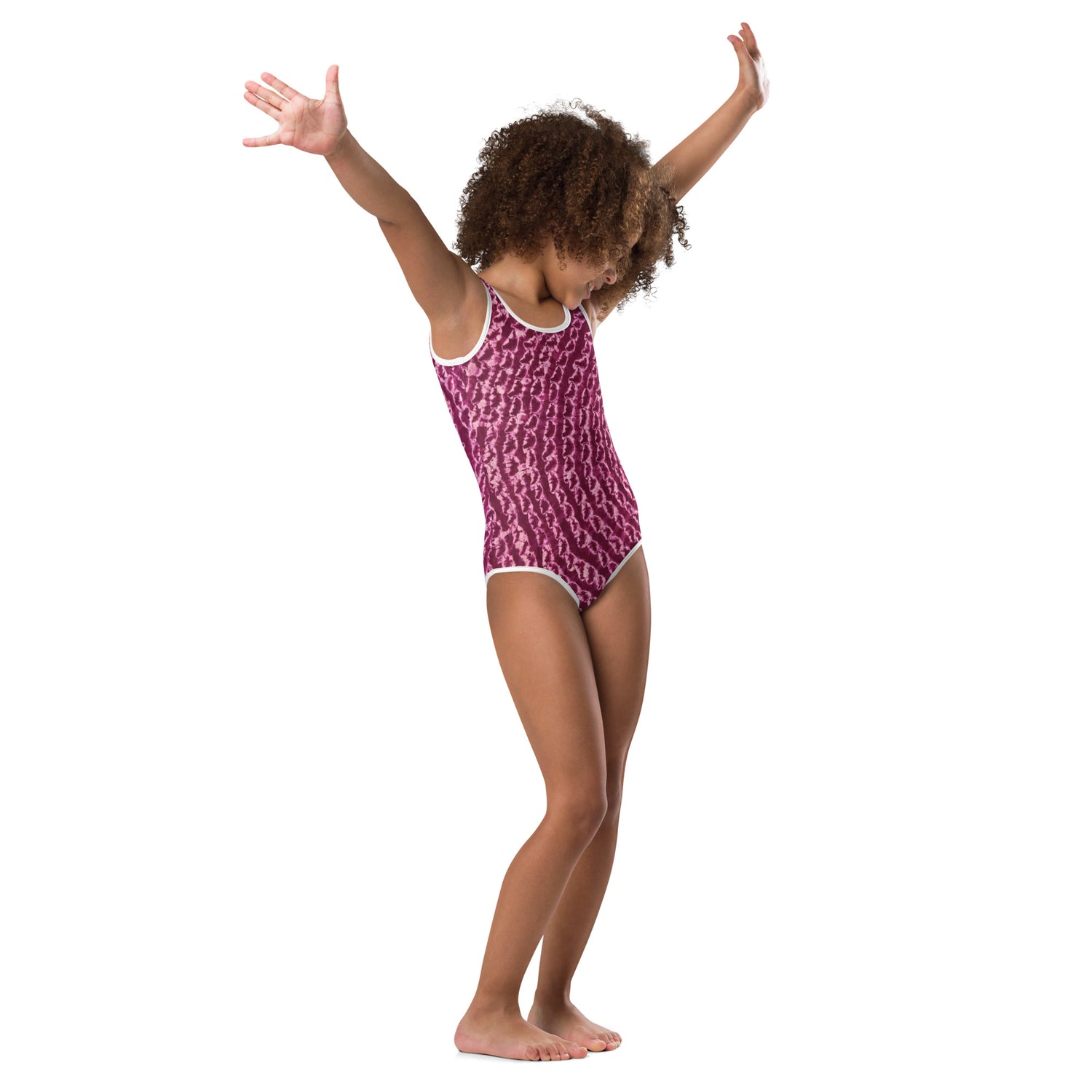 Bubalapa Batik All-Over Print Kids Swimsuit
