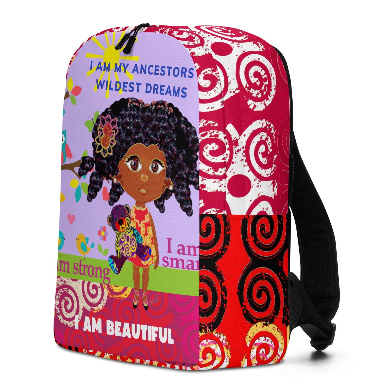 Bini Girl Ancestors Dream Minimalist Backpack