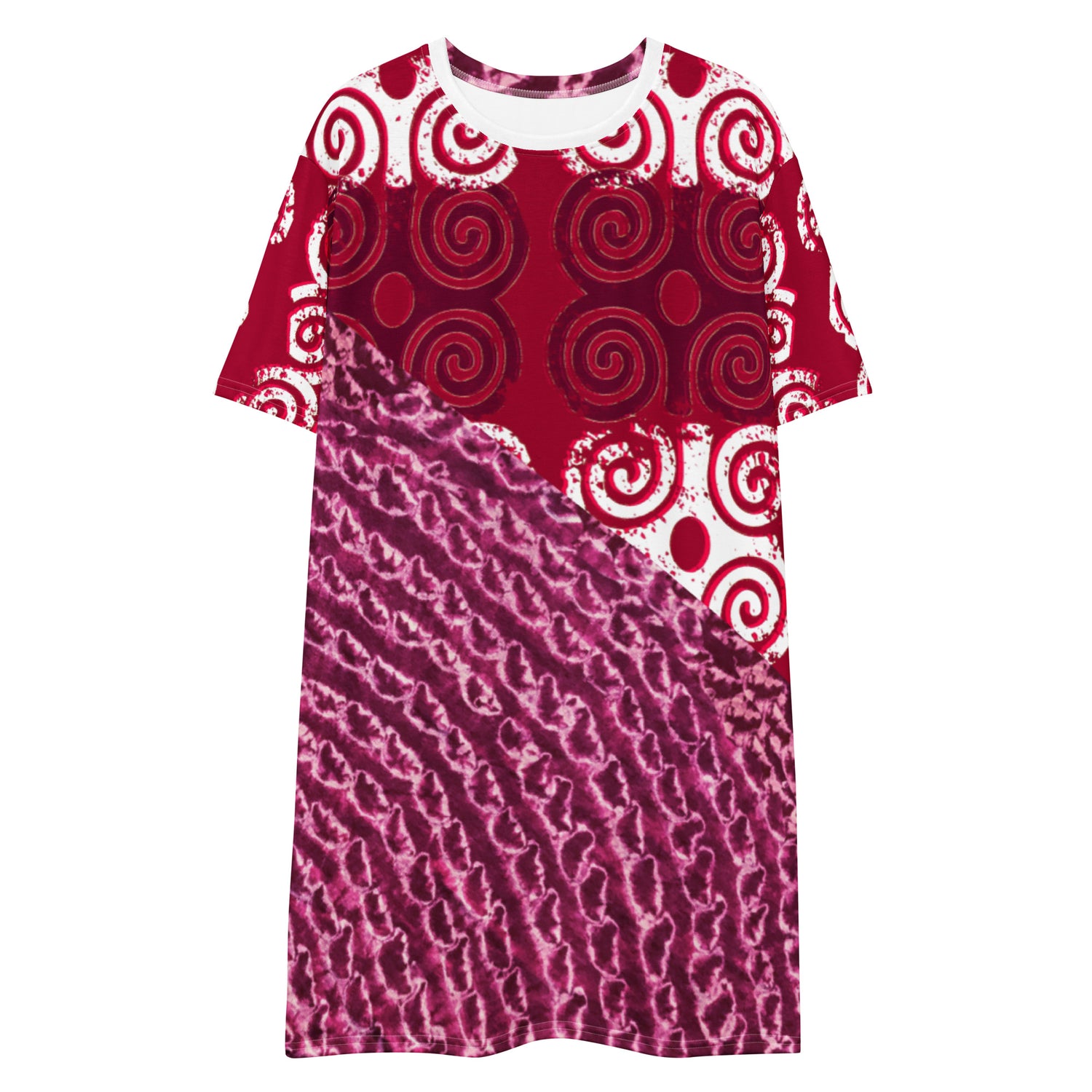 Bubalapa Batik Patch T-shirt dress