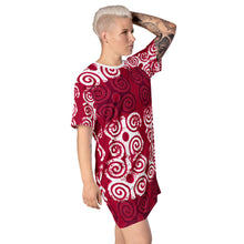 Bubalapa Spiral Batik T-shirt dress