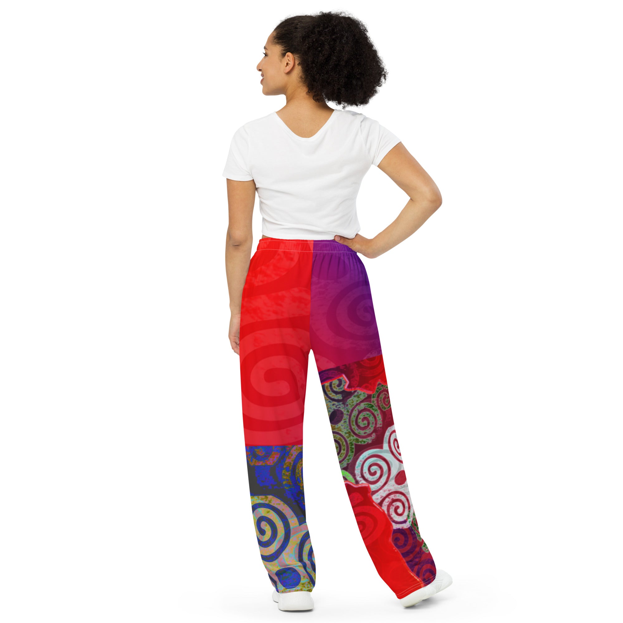 Bubalapa Africa All-over print unisex wide-leg pants