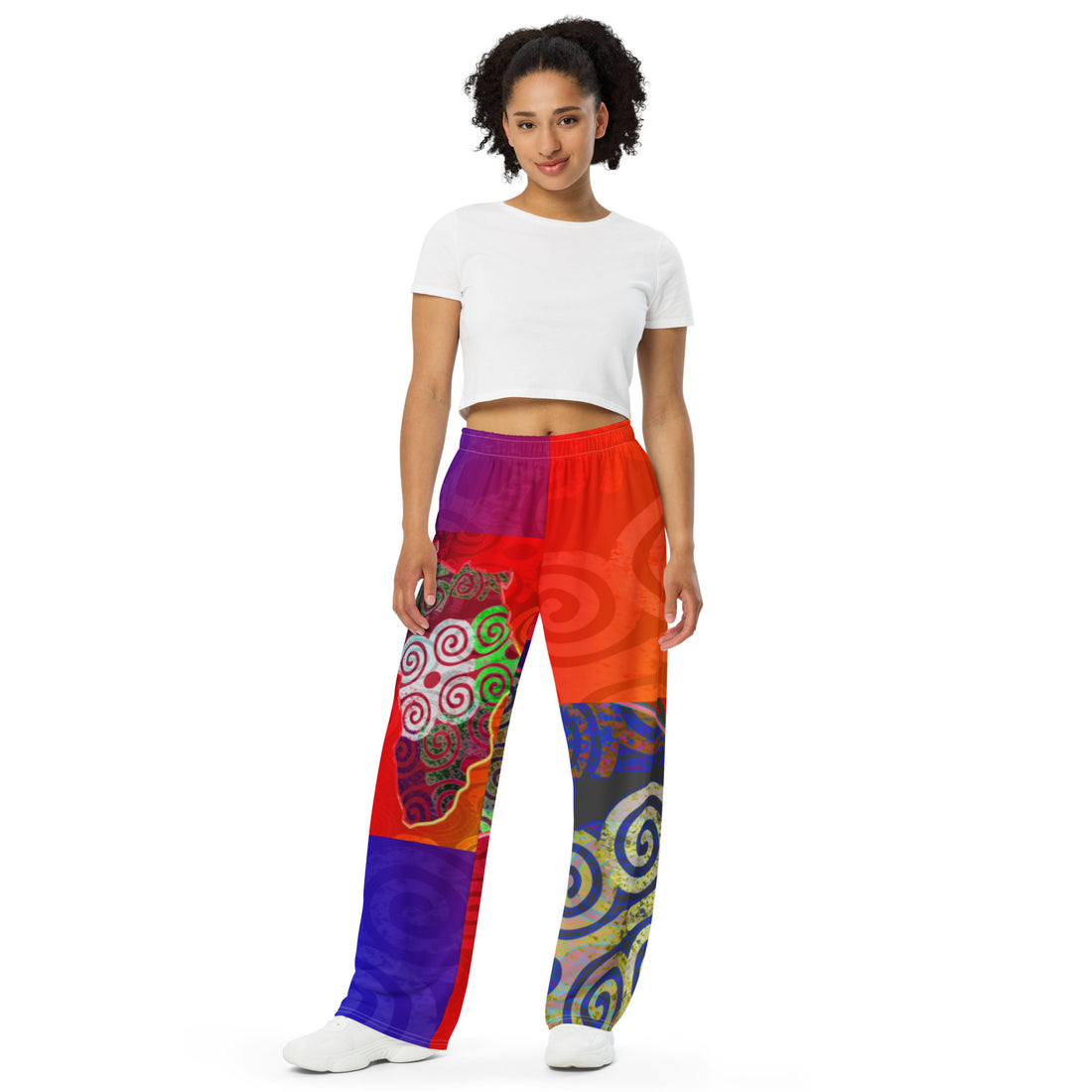 Bubalapa Africa All-over print unisex wide-leg pants