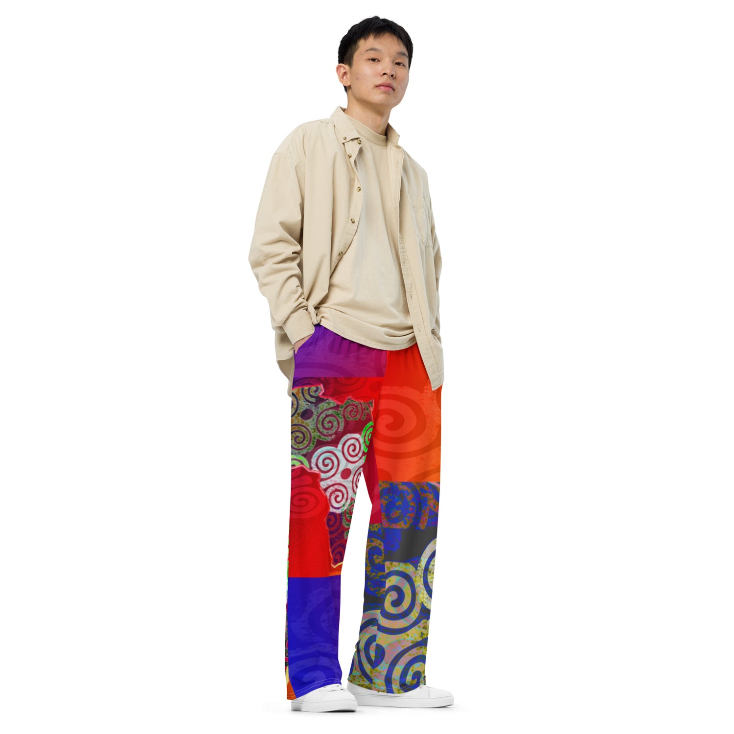 Bubalapa Africa All-over print unisex wide-leg pants