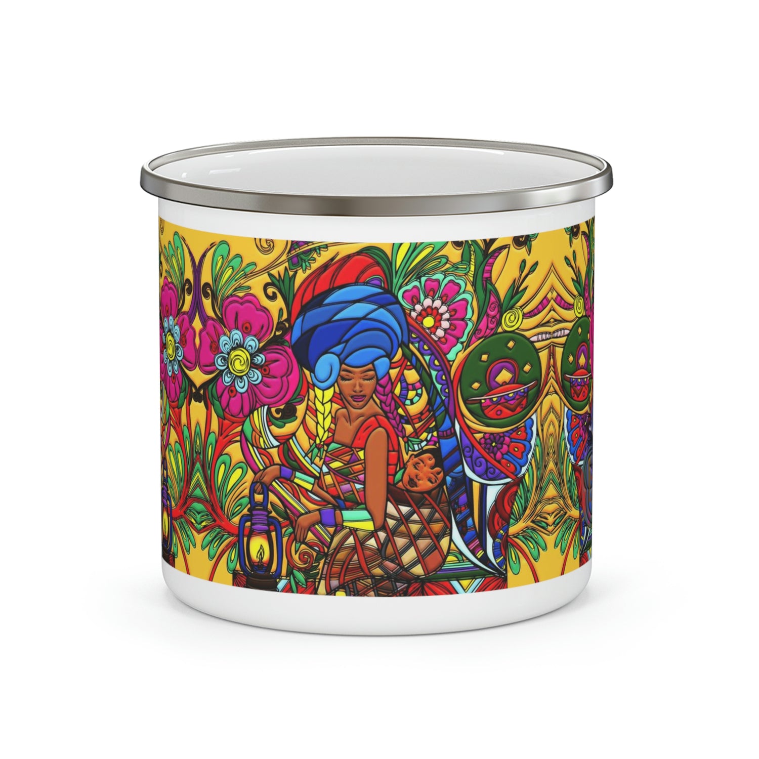 Mama Africa lullaby Enamel Camping Mug