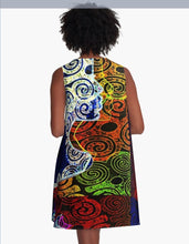 Woman Adorned Colorful - A-line Dress