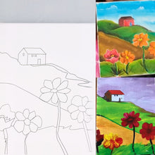 DIY Painting canvas - Spring Landscape Canvas - Paint and sip canvas