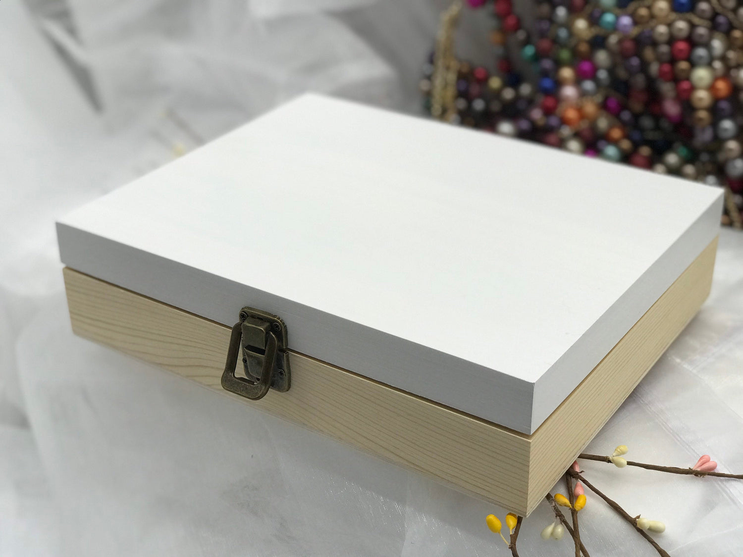 Plain White Happiness Coloring Boxes - DIY Box