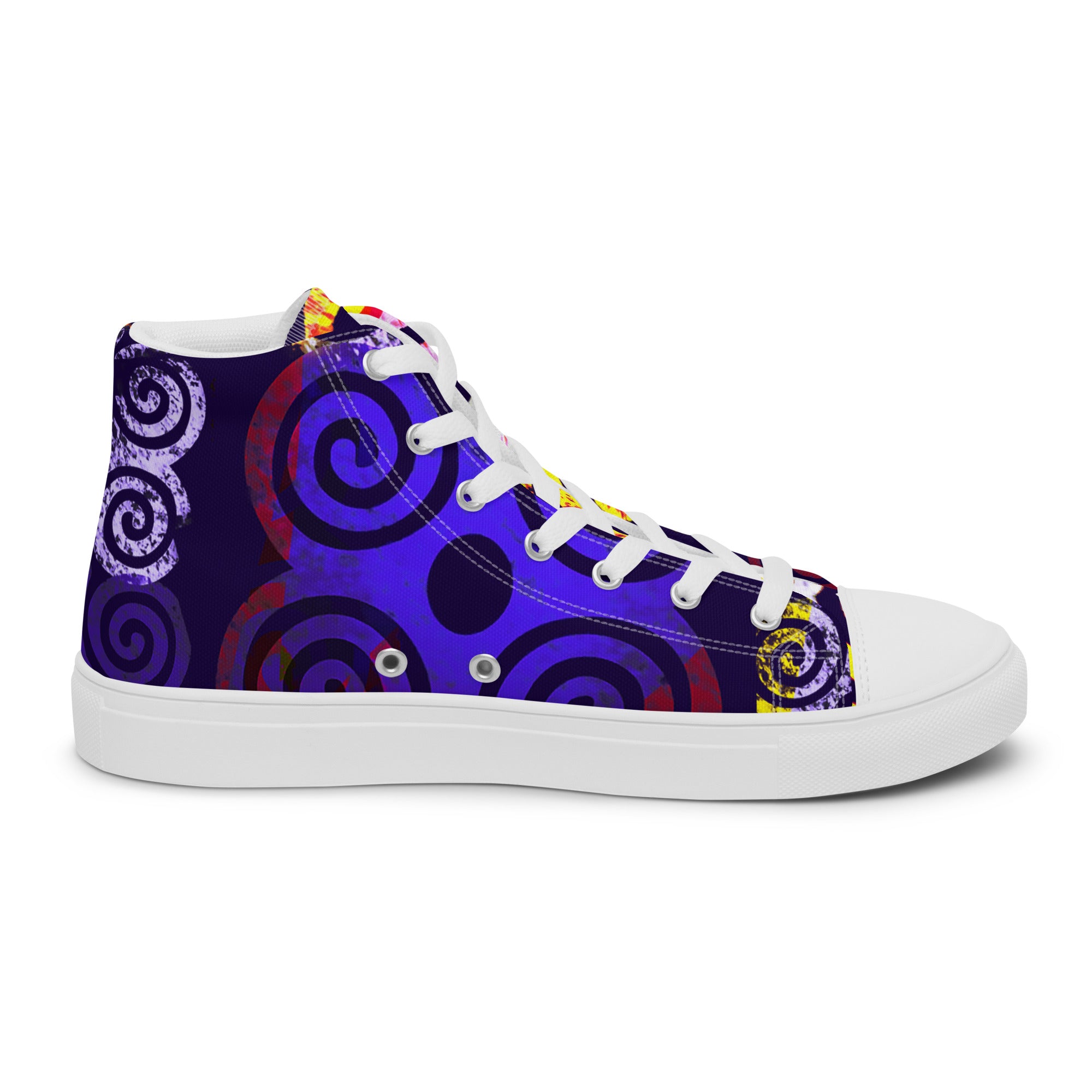 Bubalapa Spiral Women’s high top canvas shoes